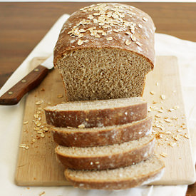 Whole Wheat Honey Oatmeal Bread