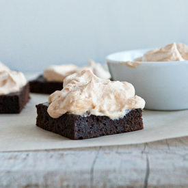 Pumpkin Magic Brownie Bars