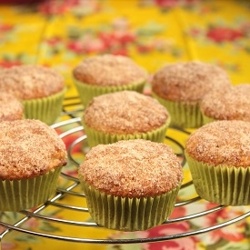 Nutella Filled Banana Donut Muffins