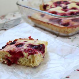 Raspberry Coffee Cake