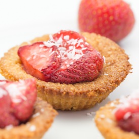 Cookies with Roasted Strawberry