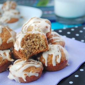 Glazed Butternut Squash Muffins