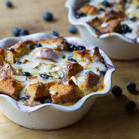 Blueberry Bread Pudding