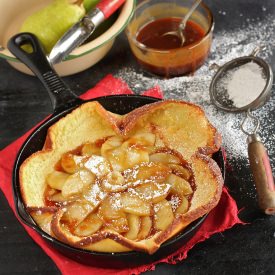 Bourbon Caramel Apple Dutch Baby