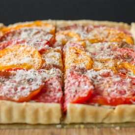 Caramelized Onion and Tomato Tart