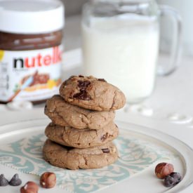 Nutella Chocolate Chip Cookies