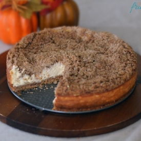 Cinnamon Crumble Maple Cheesecake