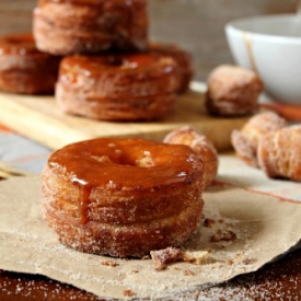 Pumpkin Spice Caramel Cronuts