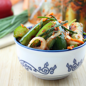 Quick and Easy Cucumber Kimchi