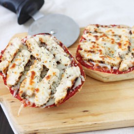 Chicken Ciabatta Roll Pizzas