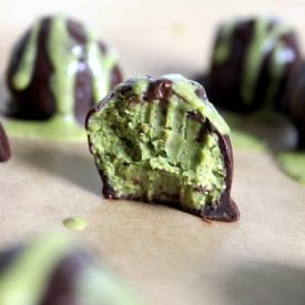 Pistachio Chocolate Truffles