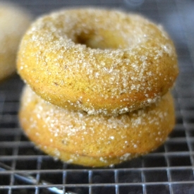 Pumpkin Churro Doughnuts