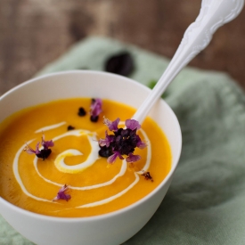 Carrot Soup with Coconut milk