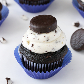 Chocolate Peppermint Patty Cupcakes