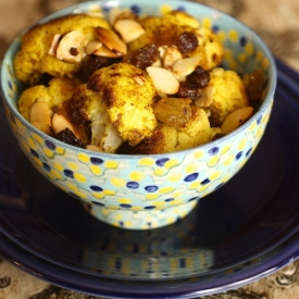 Curry Roasted Cauliflower