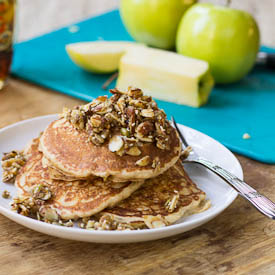 Whole Wheat Apple Pancakes