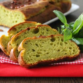 Pesto and Pine Nuts Cake