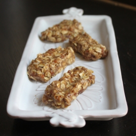 Raw & Gluten Free Honey Oats Bars