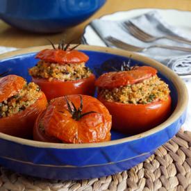 Quinoa & Tuna Stuffed Tomatoes