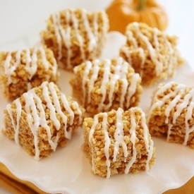 Pumpkin Spice Rice Krispie Treats