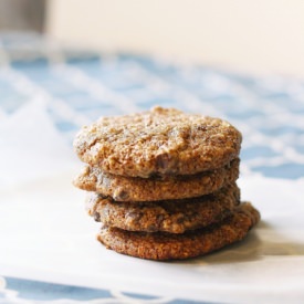 Choco Banana Almond Meal Cookies