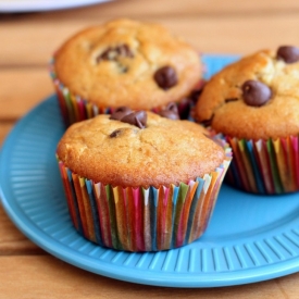 Banana Chocolate Chip Muffins