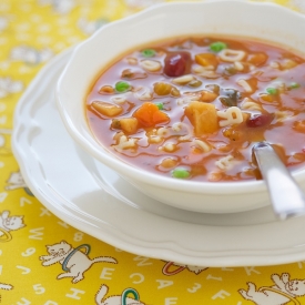 Alphabet Minestrone Soup