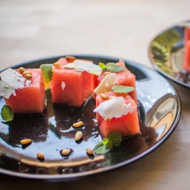 Watermelon Salad with Feta and Mint