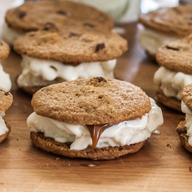 Ice Cream Cookie Sandwiches