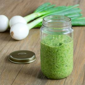 Onion Top Pesto