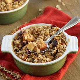 Baked Apple Cinnamon Oatmeal