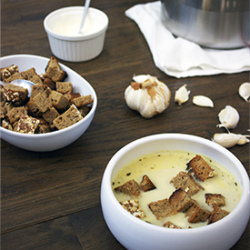 Roasted Garlic Soup