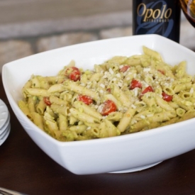 Penne with Avocado Pesto