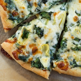 Spinach Artichoke Pizza