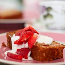 Vegan Pineapple & Strawberry Bread