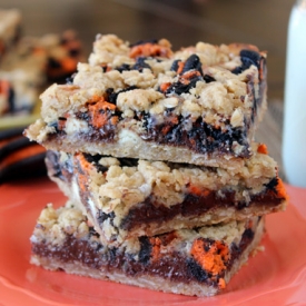 Halloween Oreo Chocolate Cookie Bar