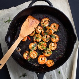 Sauteed Garlic & Herbs Prawns