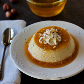 Hazelnut Flan