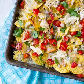 Hatch Chile and Chicken Nachos