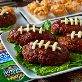 Mini Football Meatloaf