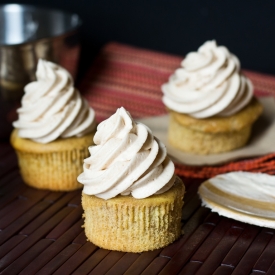 Apple Butter Buttercream Cupcakes