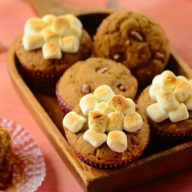 Candied Sweet Potato Cupcakes