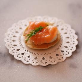 Smoked Salmon Canapes