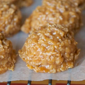 No Bake Pumpkin Oatmeal Cookies