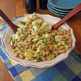 Cauliflower, Endive & Bean Salad