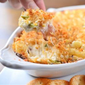 Jalapeno Bacon Dip w/TaterTot Crust