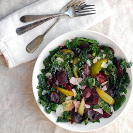 Late Summer Kale Salad