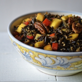 Wild Rice Salad with Mango & Pecan