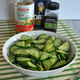 English Cucumber Dill Salad