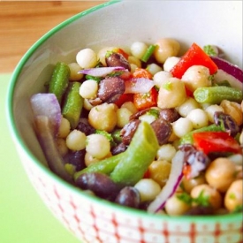 Three Bean Salad w/ Pearl Couscous